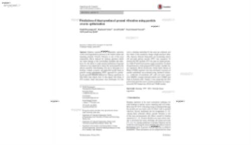 Prediction of blast‑produced ground vibration using particle swarm optimization